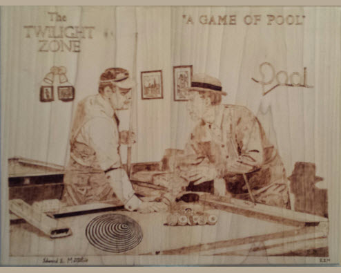 Jonathan Winters and Jack Klugman in "A Game of Pool"